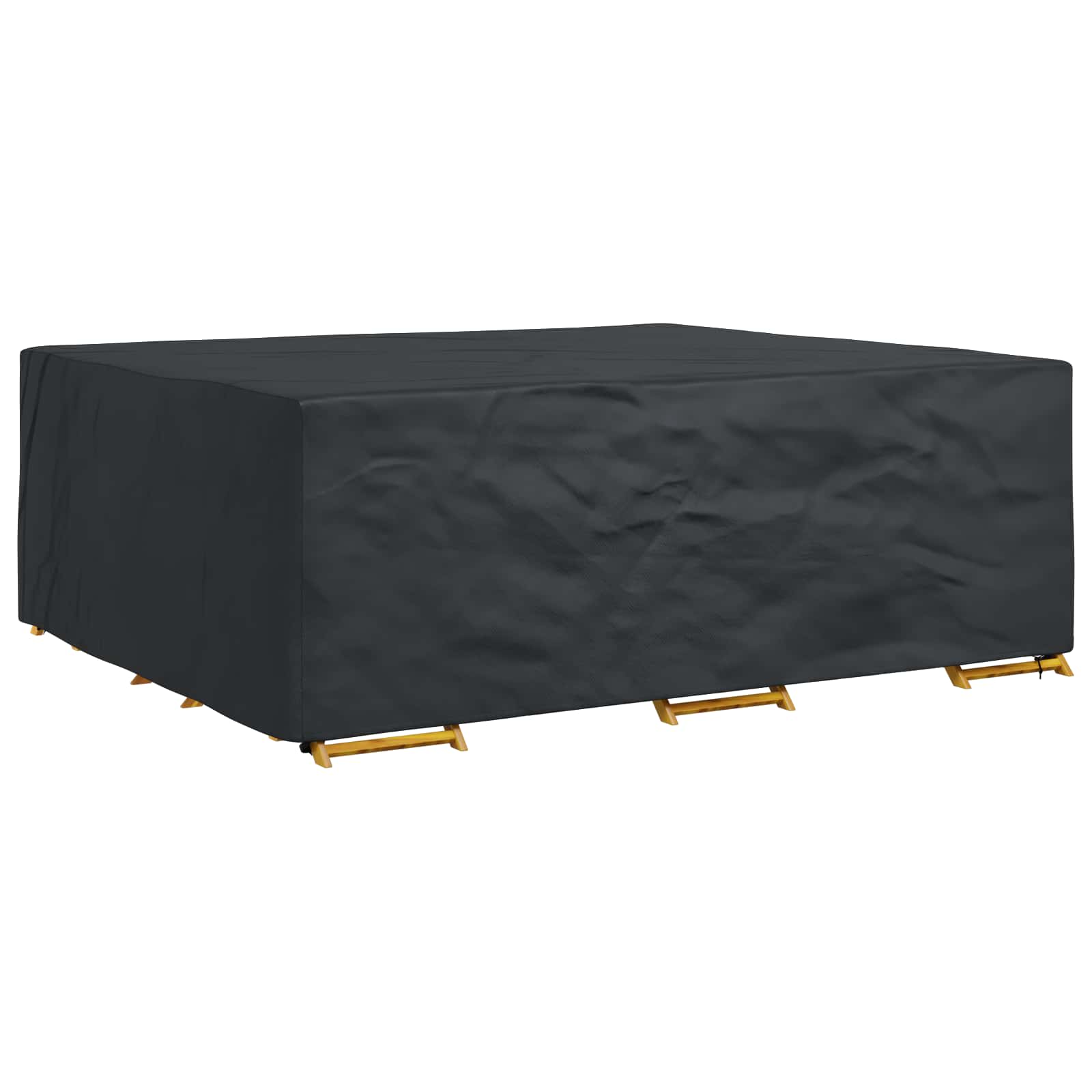 Κάλυμμα επίπλων Μονόχρωμο Μαύρο 300 x 250 x 70 εκ. 600D
