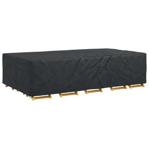 Κάλυμμα επίπλων Μονόχρωμο Μαύρο 305 x 190 x 85 εκ. 420D - Pakobazaar
