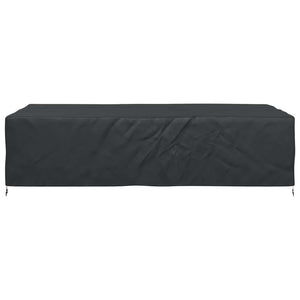 Κάλυμμα επίπλων Μονόχρωμο Μαύρο 305 x 190 x 85 εκ. 600D - Pakobazaar