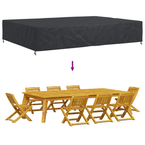 Κάλυμμα επίπλων Μονόχρωμο Μαύρο 400 x 300 x 70 cm 210D