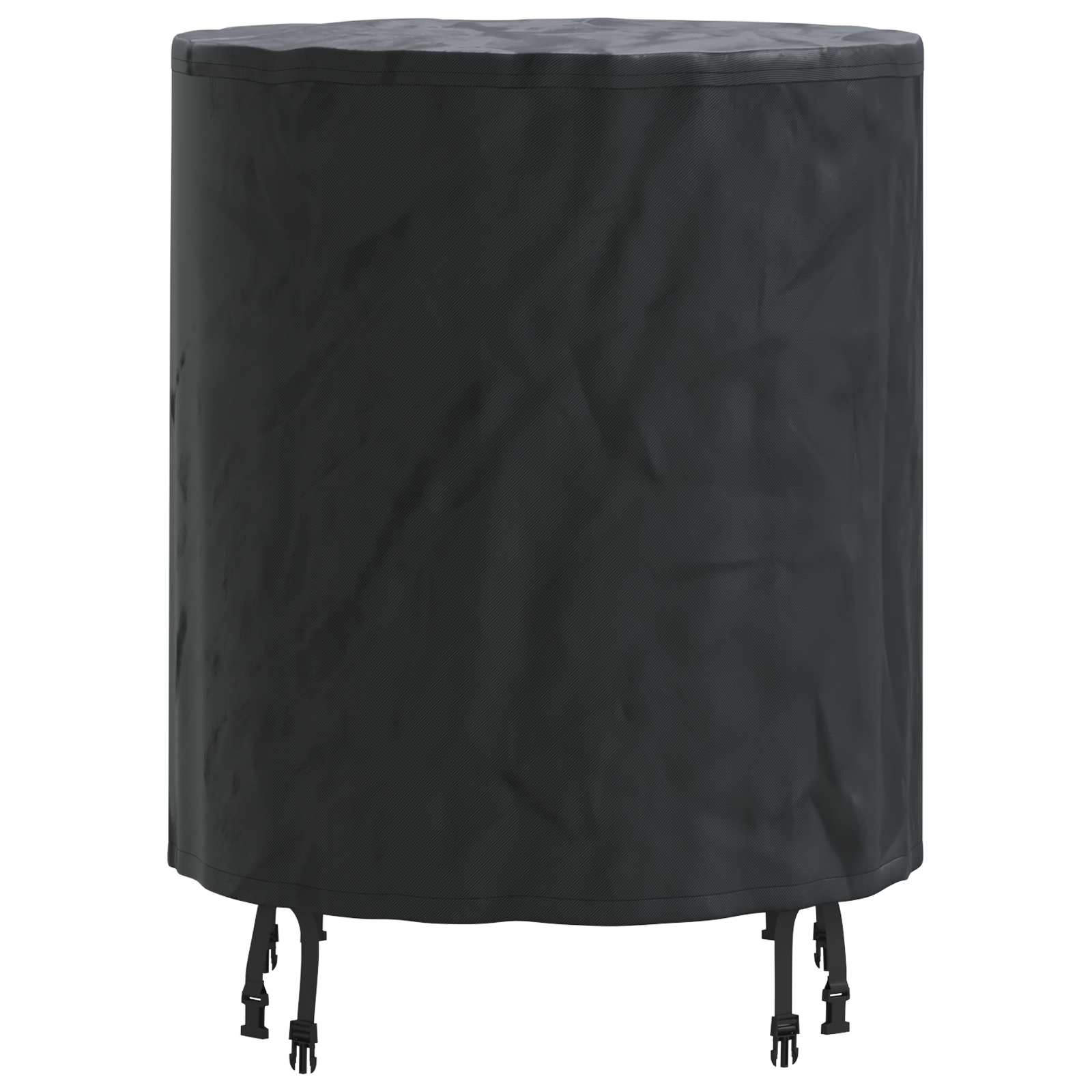 Κάλυμμα Τραπέζι Μονόχρωμο Μαύρο 62 x 62 x 70 εκ. ύφασμα