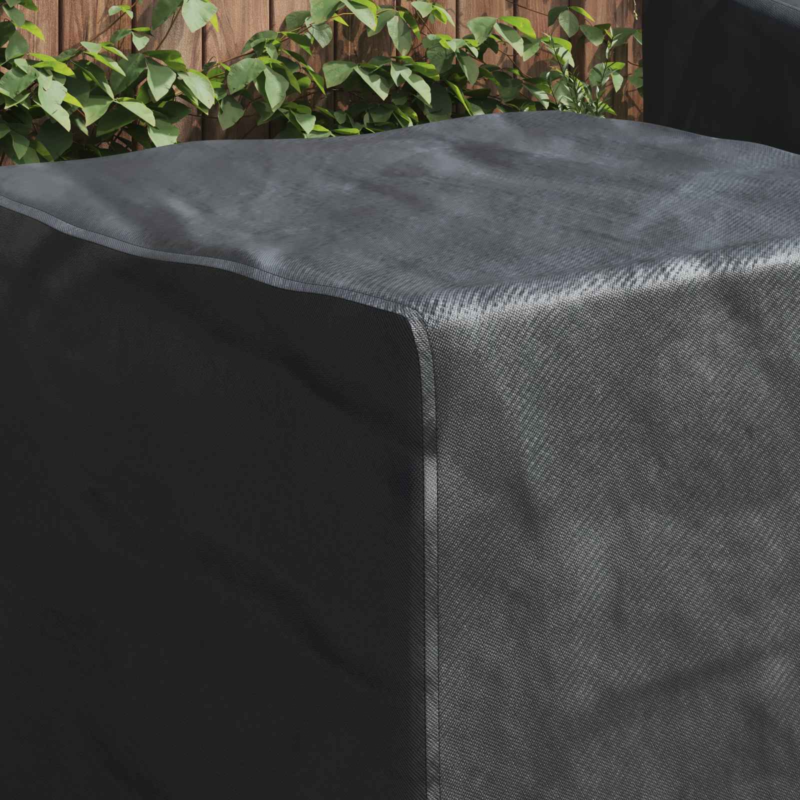 Κάλυμμα επίπλων Μαύρο 82 x 82 x 65 εκ Ύφασμα Oxford 600D