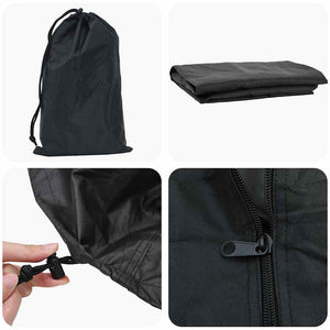 Κάλυμμα για ξυλιέρα Μαύρο 61 x 122 x 106 εκ. Υφασμα Oxford 210D