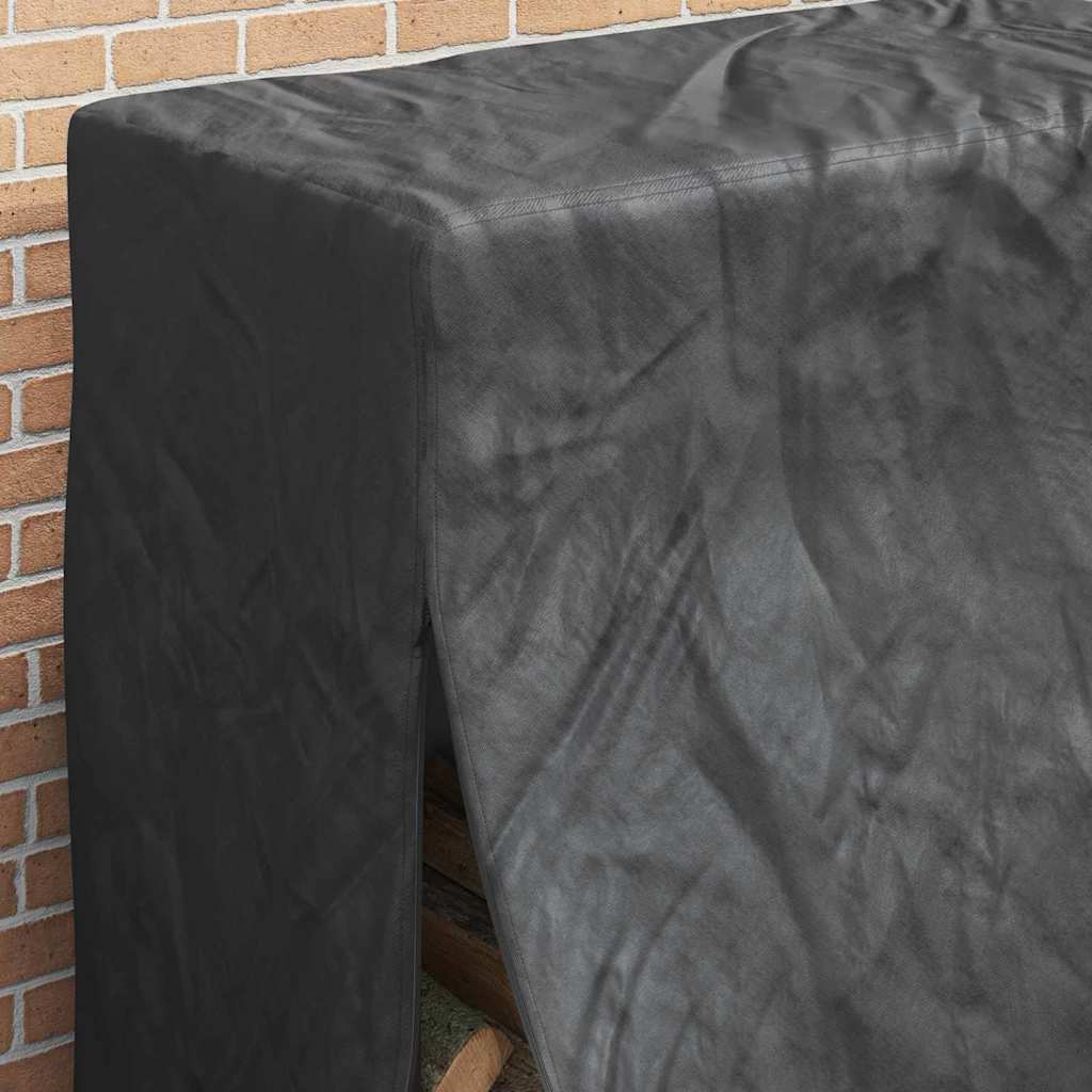 Κάλυμμα για ξυλιέρα Μαύρο 61 x 122 x 106 εκ. Υφασμα Oxford 210D