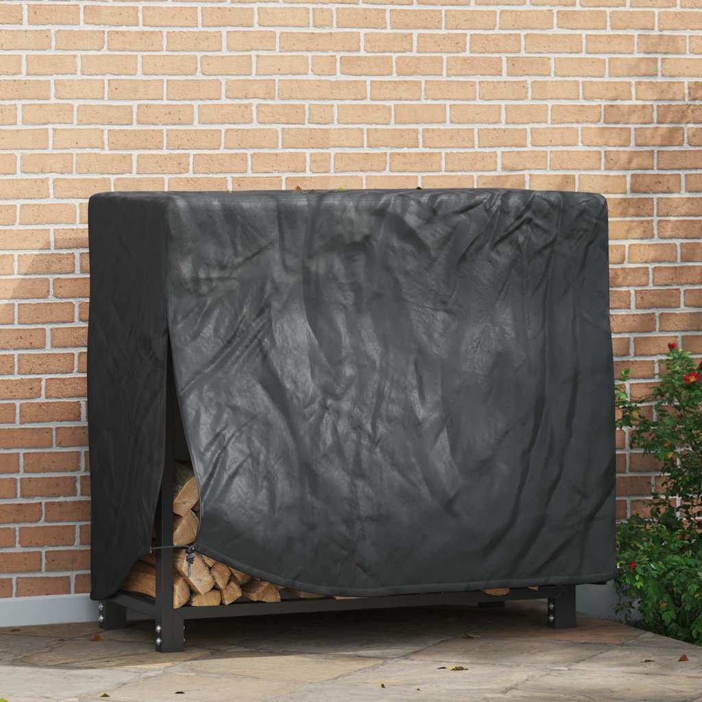 Κάλυμμα για ξυλιέρα Μαύρο 61 x 122 x 106 εκ. Υφασμα Oxford 210D