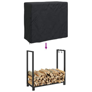 Κάλυμμα για ξυλιέρα Μαύρο 61 x 122 x 106 εκ. Υφασμα Oxford 210D