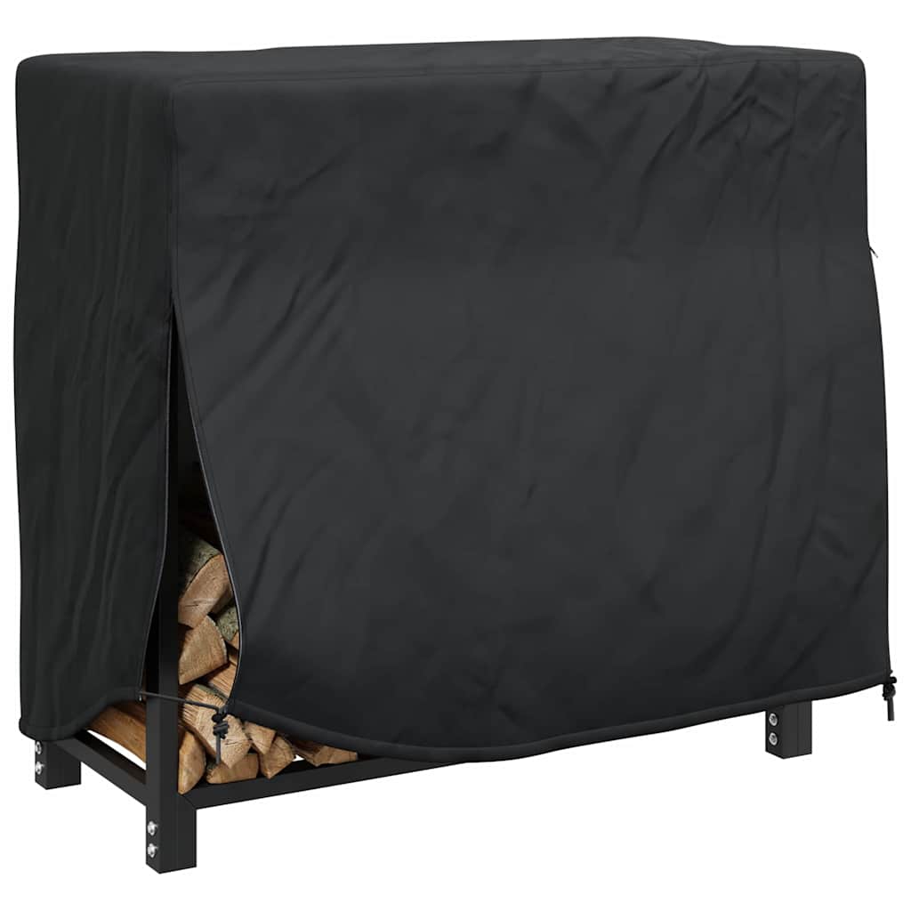 Κάλυμμα για ξυλιέρα Μαύρο 61 x 122 x 106 εκ. Υφασμα Oxford 210D