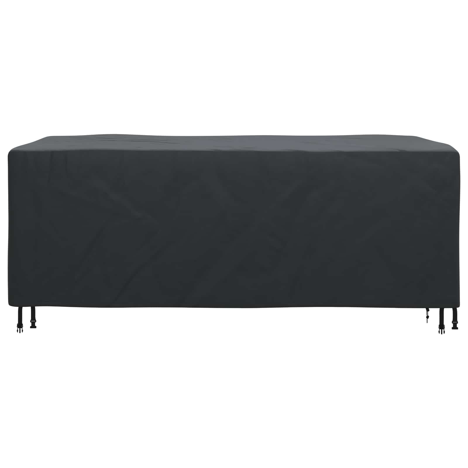 Κάλυμμα Ξαπλώστρας Μονόχρωμο Μαύρο 205 x 100 x 70 εκ ύφασμα - Pakobazaar