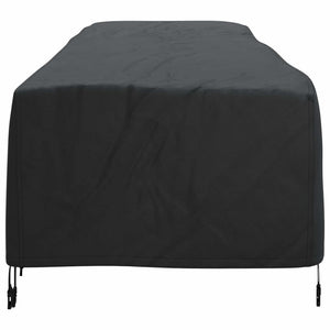 Κάλυμμα Ξαπλώστρας Μονόχρωμο Μαύρο 74 x 210 x 40 εκ. ύφασμα - Pakobazaar