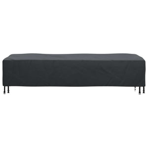 Κάλυμμα Ξαπλώστρας Μονόχρωμο Μαύρο 74 x 210 x 40 εκ. ύφασμα - Pakobazaar