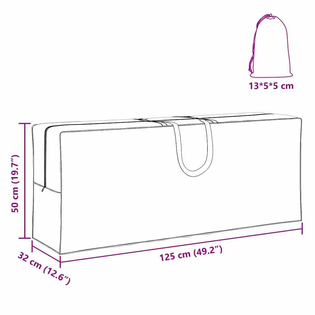Τσάντα Αποθήκευσης Υπαίθρου 125 x 32 x 50 εκ. - Pakobazaar