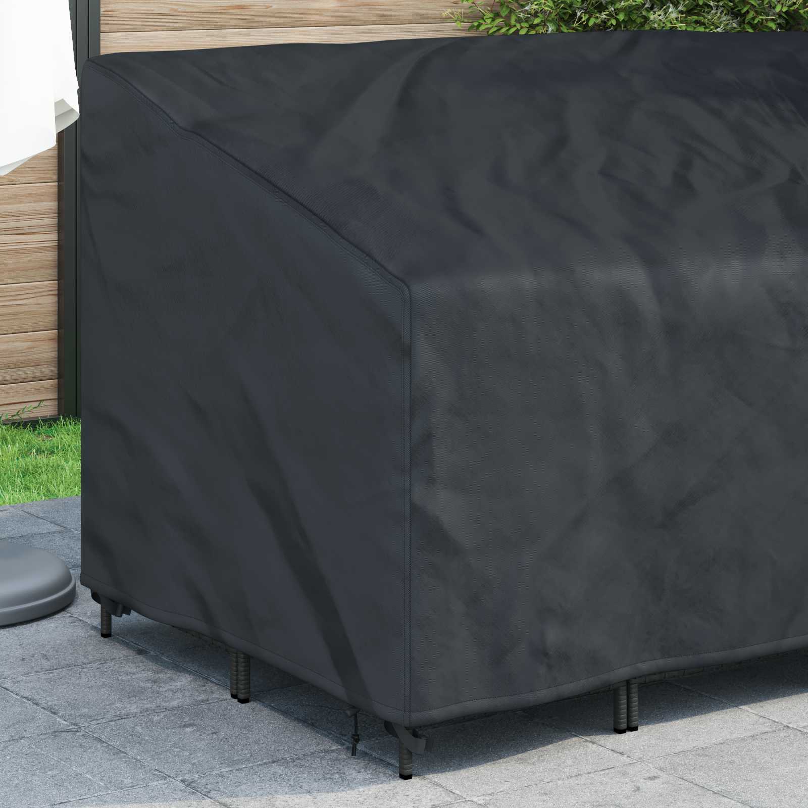 Κάλυμμα Παγκάκι Κήπου 160 x 100 x 61 / 89 εκ Ύφασμα Oxford 420D - Pakobazaar