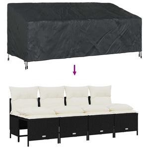 Κάλυμμα Παγκάκι Κήπου 200 x 100 x 89 εκ Ύφασμα Oxford 420D