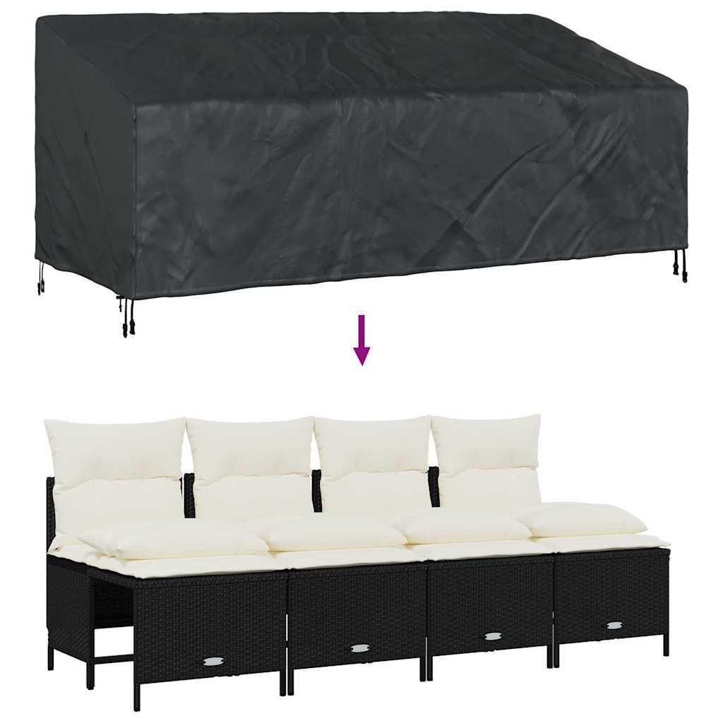 Κάλυμμα Παγκάκι Κήπου 200 x 100 x 89 εκ Ύφασμα Oxford 600D