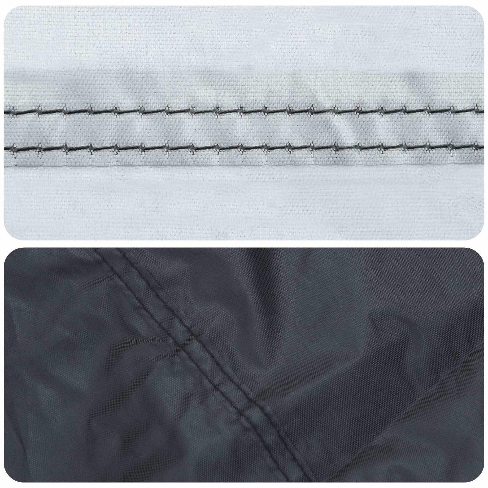 Κάλυμμα επίπλων Μαύρο 128 x 128 x 71 εκ. Ύφασμα Oxford 210D