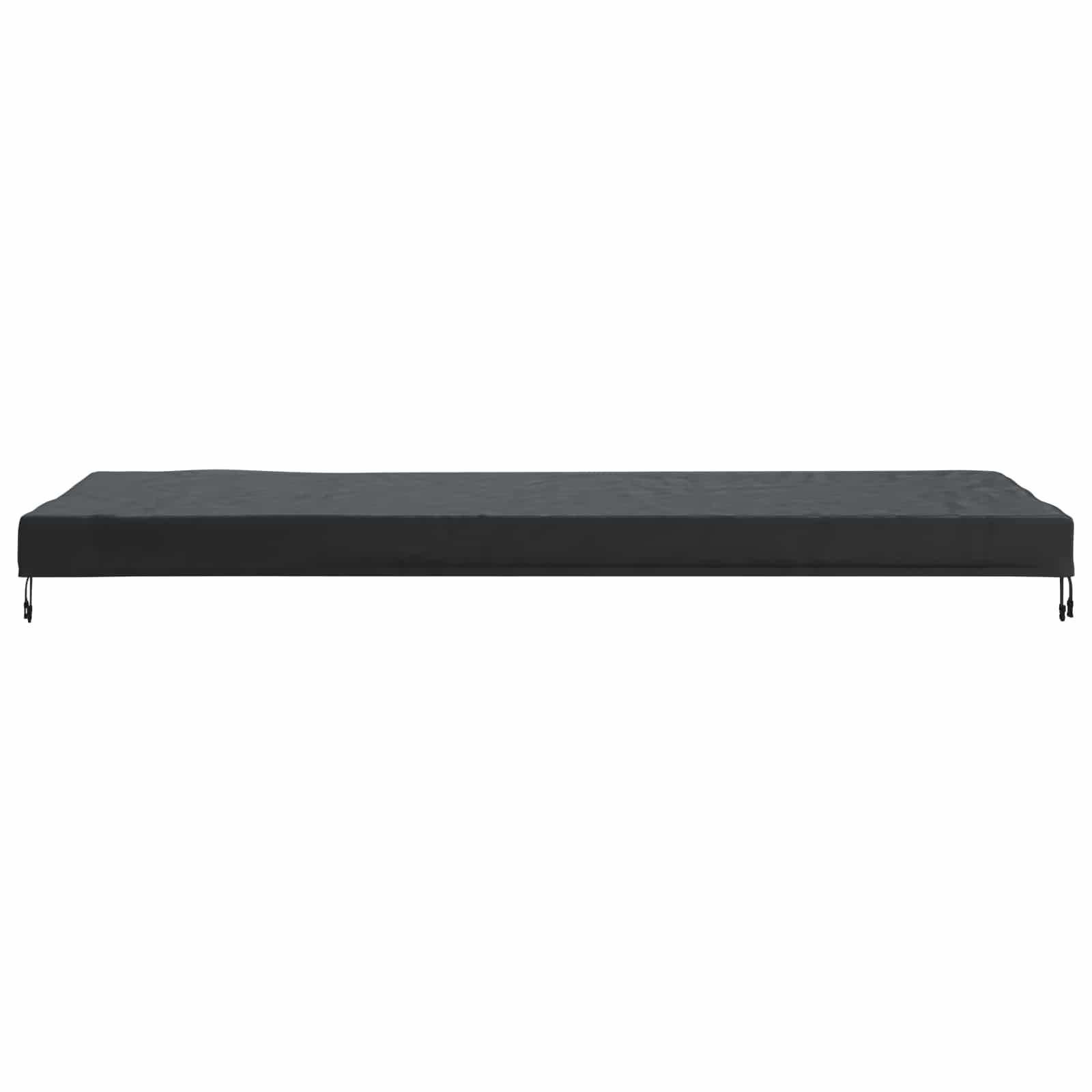 Κάλυμμα Τραπέζι Μονόχρωμο Μαύρο 242 x 102 x 15 εκ. ύφασμα - Pakobazaar