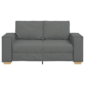 Διθέσιος Καναπές Σκούρο Γκρι 160x78x84 εκ. Υφασμάτινος - Pakobazaar