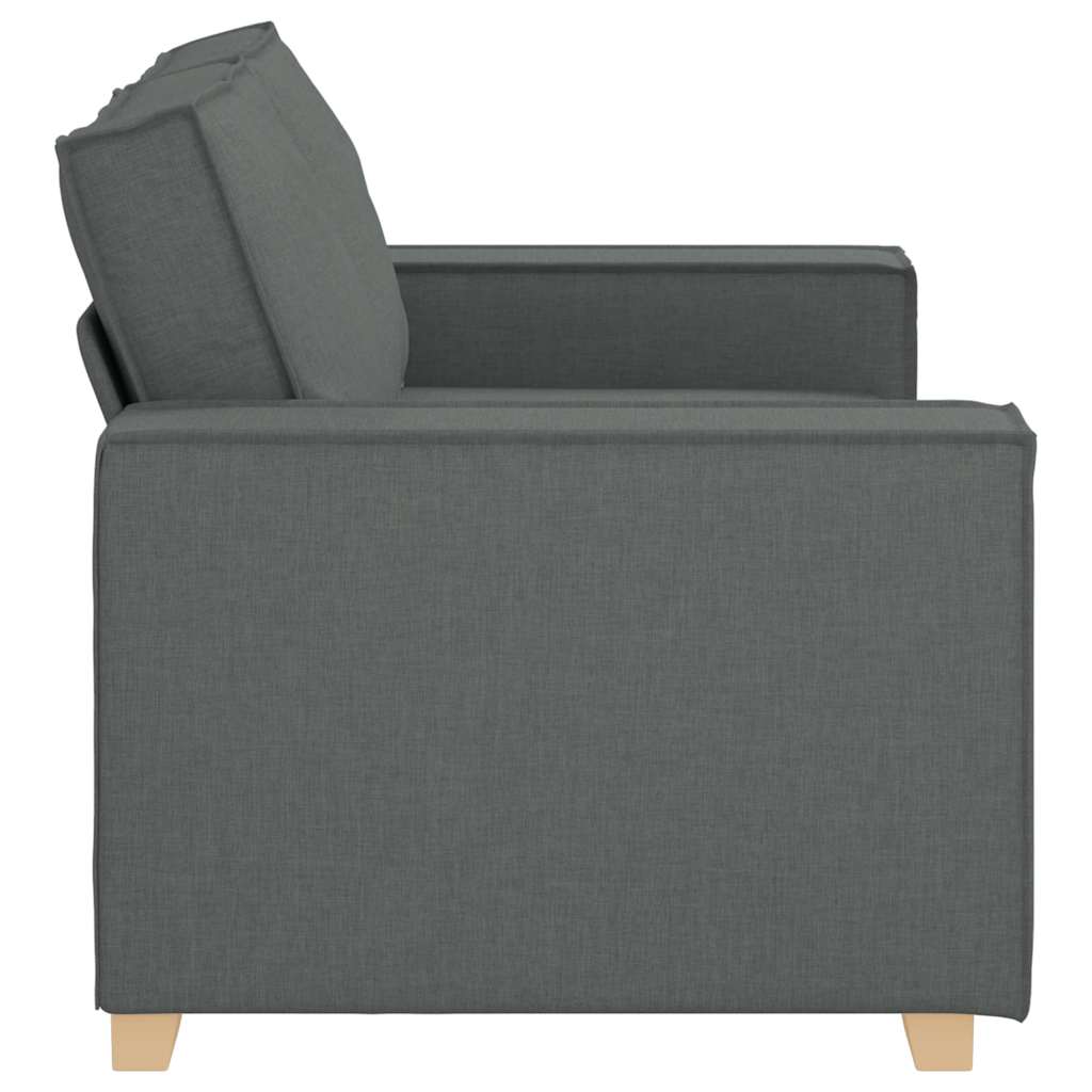 Διθέσιος Καναπές Σκούρο Γκρι 160x78x84 εκ. Υφασμάτινος - Pakobazaar