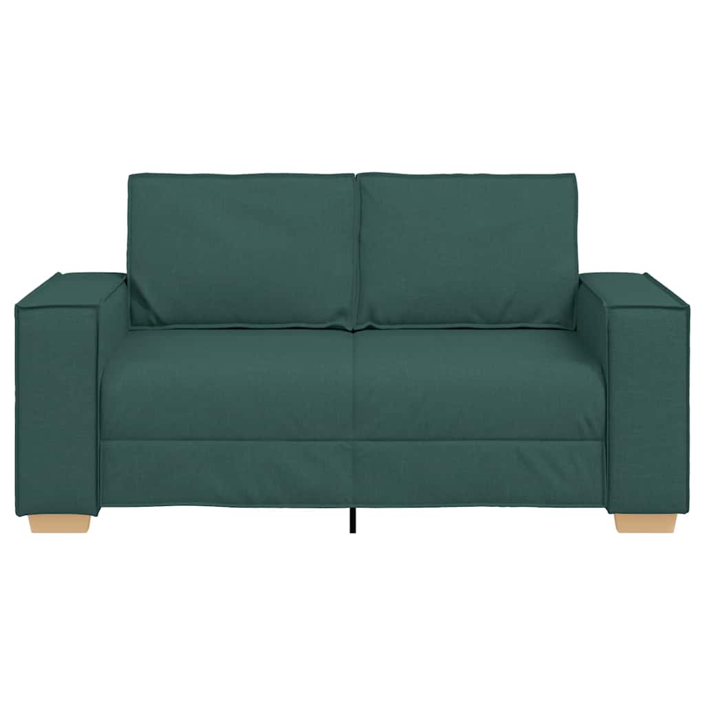 Διθέσιος Καναπές Σκούρο Πράσινο 160x78x84 εκ. Ύφασμα - Pakobazaar