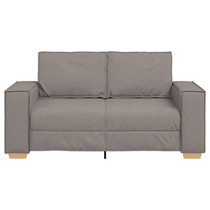 Διθέσιος Καναπές 160x78x84 εκ. Ύφασμα, Μπεζ - Pakobazaar