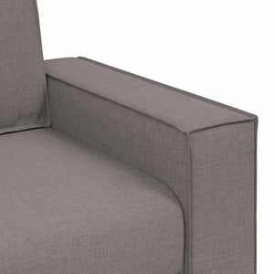 Διθέσιος Καναπές 160x78x84 εκ. Ύφασμα, Μπεζ - Pakobazaar