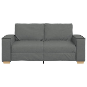 Διθέσιος Καναπές Σκούρο Γκρι 180x78x84 εκ. Υφασμάτινος - Pakobazaar