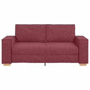 Διθέσιος Καναπές Κόκκινος 180x78x84 εκ. από Ύφασμα - Pakobazaar