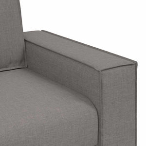 3-Θέσιος καναπές Taupe 220 cm ύφασμα