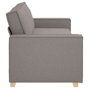 3-Θέσιος καναπές Taupe 220 cm ύφασμα