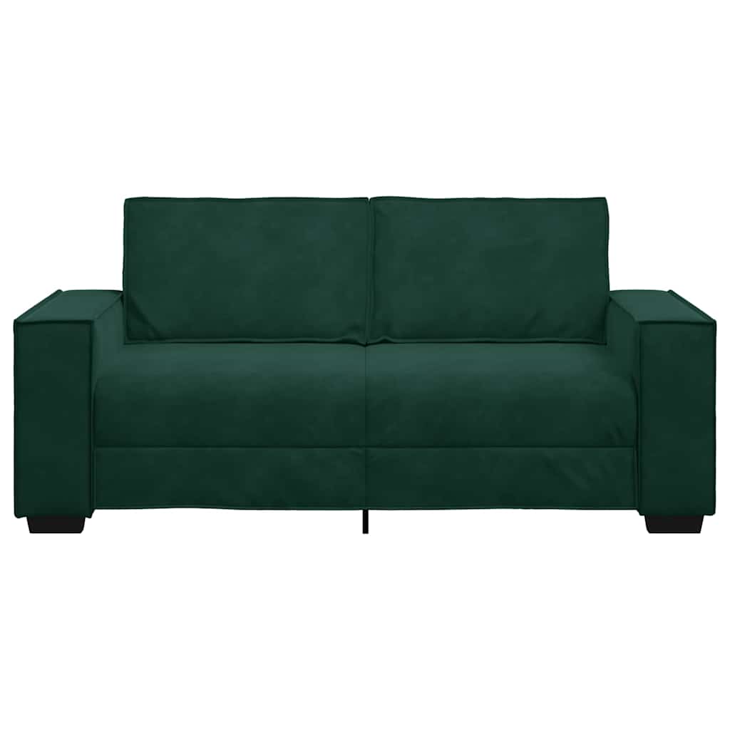 Διθέσιος Καναπές Σκούρο Πράσινο 180x78x84 εκ. Βελούδο - Pakobazaar
