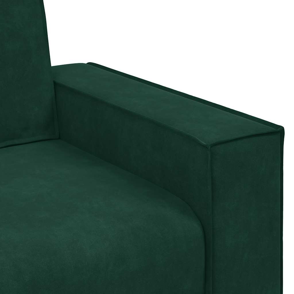 Διθέσιος Καναπές Σκούρο Πράσινο 180x78x84 εκ. Βελούδο - Pakobazaar
