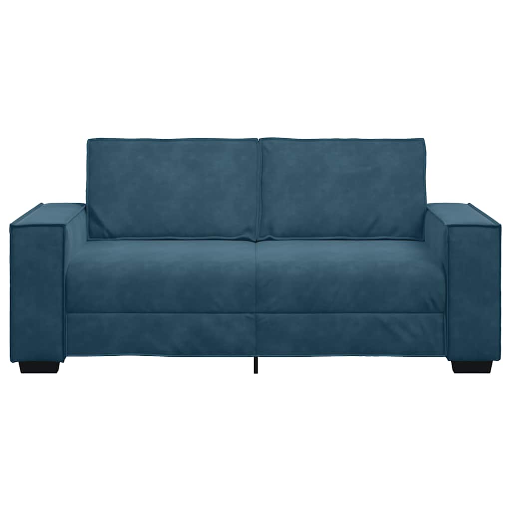 Διθέσιος Καναπές Μπλε 180x78x84 εκ. Βελούδο - Pakobazaar