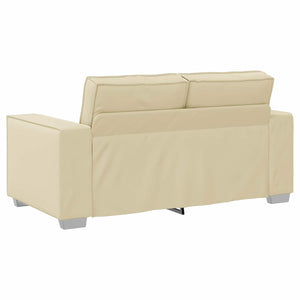 Καναπές Κρεμ 160 x 80 x 84 εκ ύφασμα - Pakobazaar