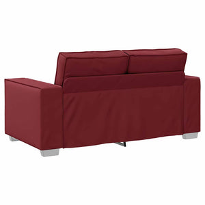 Καναπές Κόκκινο 160 x 80 x 84 εκ ύφασμα - Pakobazaar