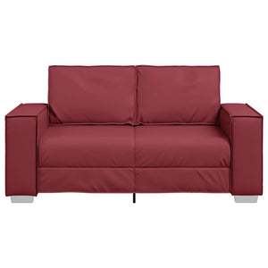 Καναπές Κόκκινο 160 x 80 x 84 εκ ύφασμα - Pakobazaar
