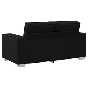 Καναπές Μαύρο 160 x 80 x 84 εκ ύφασμα - Pakobazaar