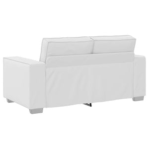 Καναπές Λευκό 160 x 80 x 84 εκ ύφασμα - Pakobazaar
