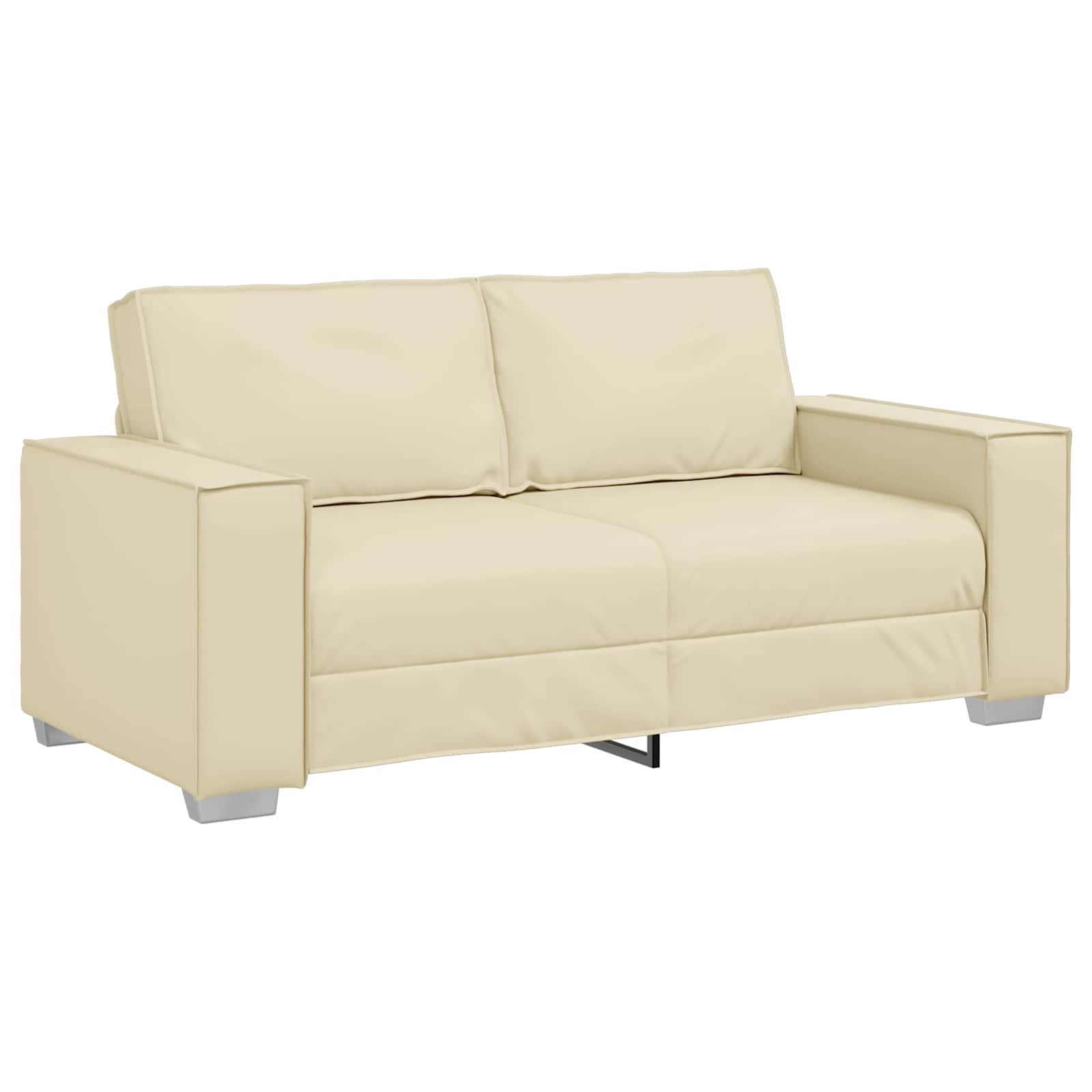 Καναπές Κρεμ 180 x 80 x 84 εκ ύφασμα - Pakobazaar