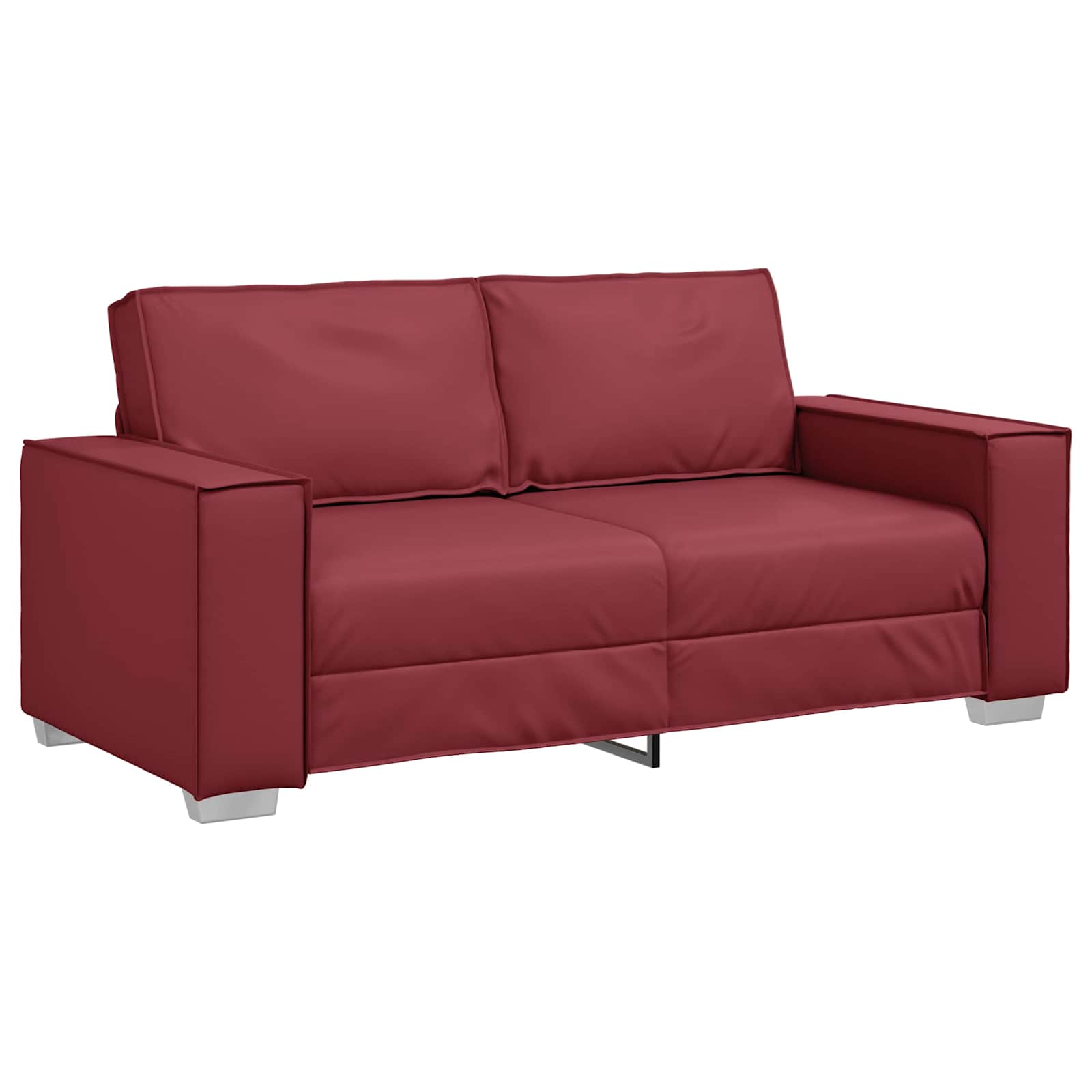 Καναπές Κόκκινο 180 x 80 x 84 εκ ύφασμα - Pakobazaar