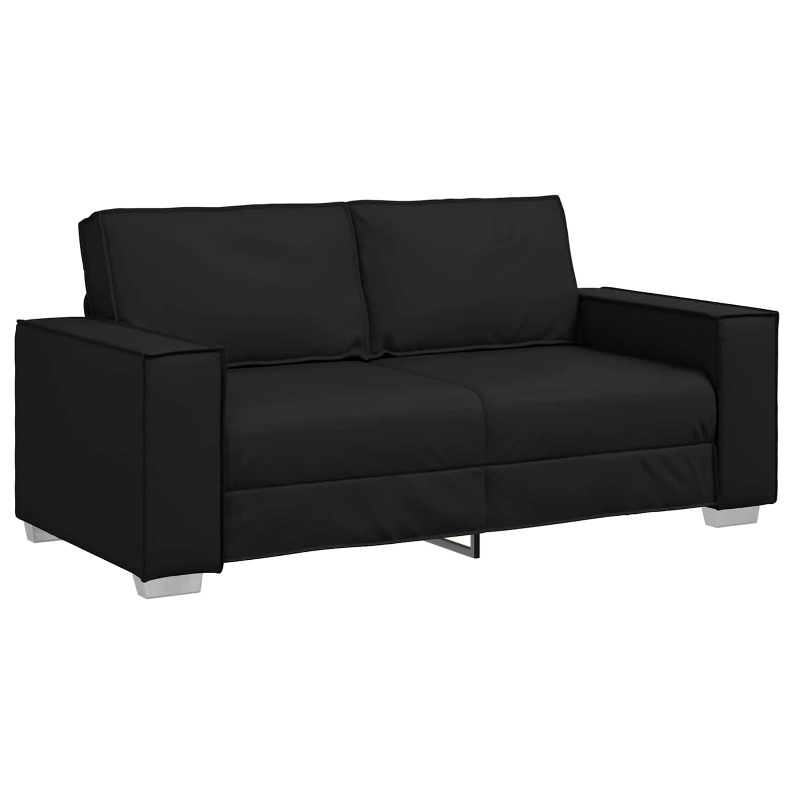 Καναπές Μαύρο 180 x 80 x 84 εκ ύφασμα - Pakobazaar