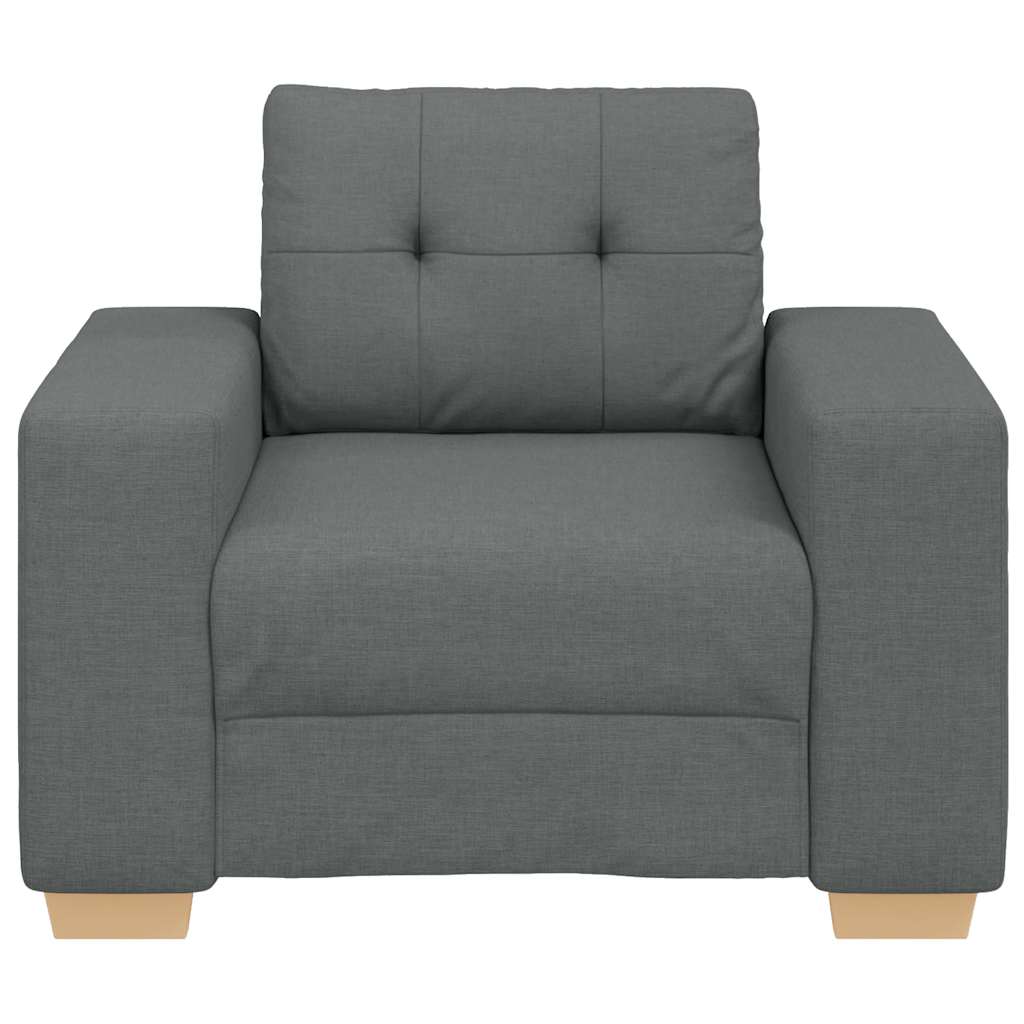 Πολυθρόνα Σκούρο Γκρι 100 x 78 x 80 εκ. Ύφασμα - Pakobazaar