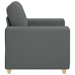 Πολυθρόνα Σκούρο Γκρι 100 x 78 x 80 εκ. Ύφασμα - Pakobazaar