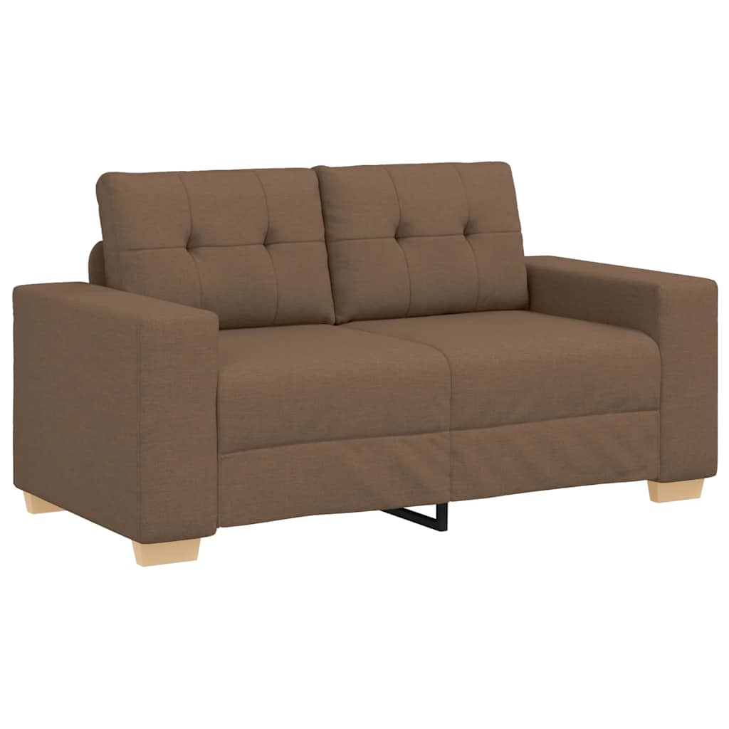 Καναπές Διθέσιος Καφέ 160 x 77 x 82 εκ. Ύφασμα - Pakobazaar