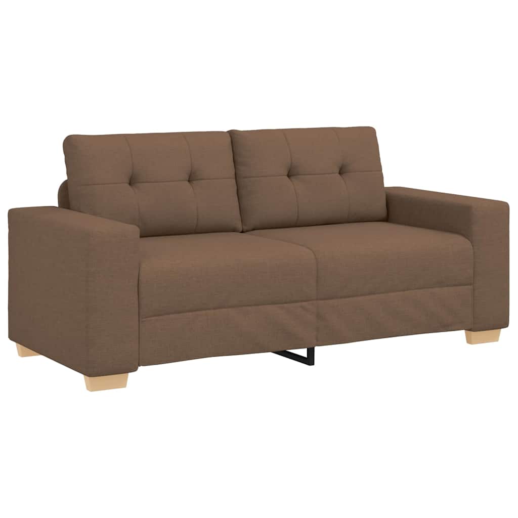 Καναπές Διθέσιος Καφέ 180 x 77 x 82 εκ. Ύφασμα - Pakobazaar