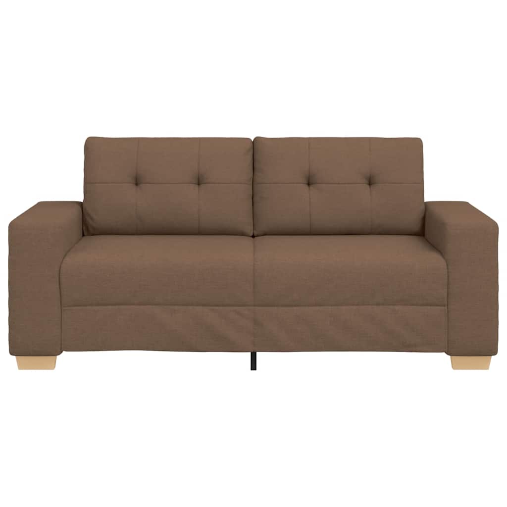 Καναπές Διθέσιος Καφέ 180 x 77 x 82 εκ. Ύφασμα - Pakobazaar