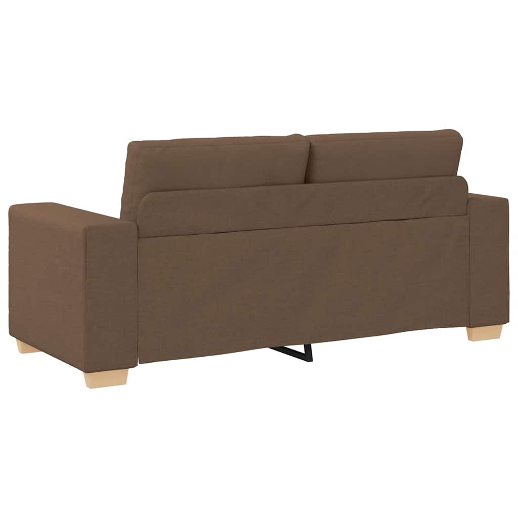 Καναπές Διθέσιος Καφέ 180 x 77 x 82 εκ. Ύφασμα - Pakobazaar