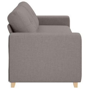 3-Θέσιος καναπές Taupe 220 cm ύφασμα - Pakobazaar