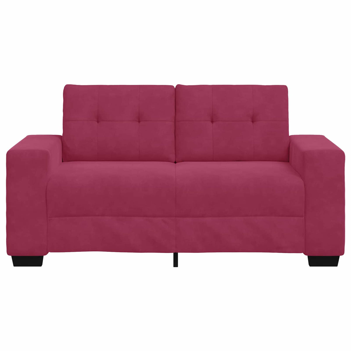 Διθέσιος καναπές Κόκκινο 160 cm Βελούδο - Pakobazaar