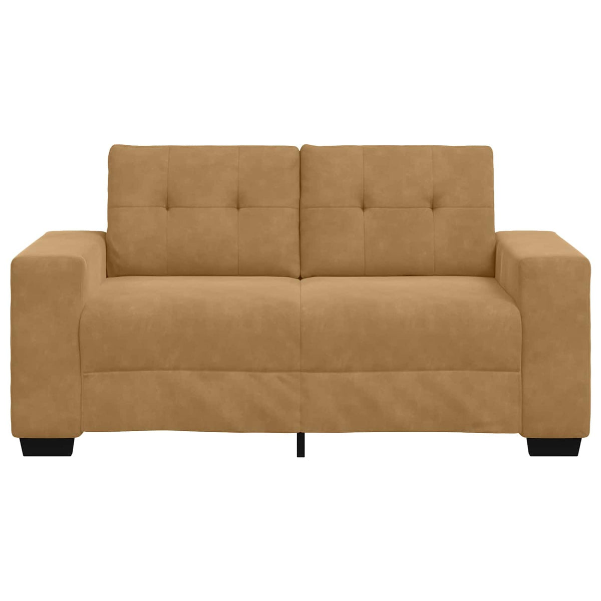 Διθέσιος καναπές Καφέ 160 cm Βελούδο - Pakobazaar