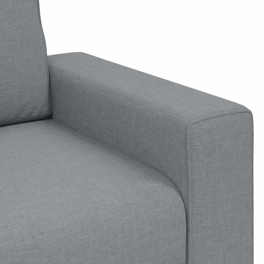 Διθέσιος Καναπές Ανοιχτό Γκρι 160x77x82 εκ. Ύφασμα - Pakobazaar